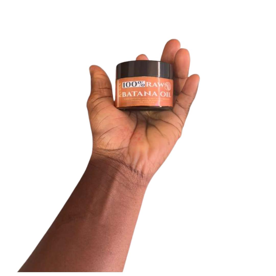 100% Raw & Unrefined Batana Oil from Honduras Size 4 oz, 2 oz & 1 oz Pure Natural Ingredients for Hair Growth and Scalp Nourish