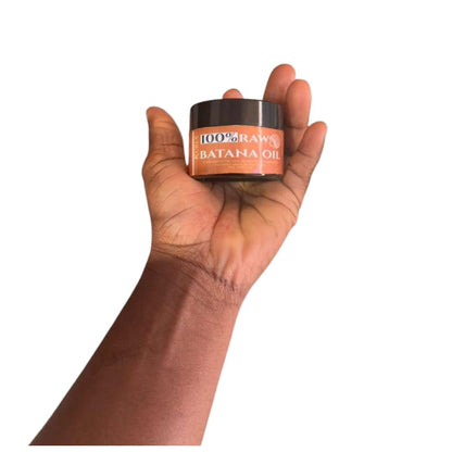 100% Raw & Unrefined Batana Oil from Honduras Size 4 oz, 2 oz & 1 oz Pure Natural Ingredients for Hair Growth and Scalp Nourish