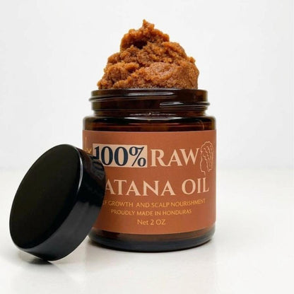 100% Raw & Unrefined Batana Oil from Honduras Size 4 oz, 2 oz & 1 oz Pure Natural Ingredients for Hair Growth and Scalp Nourish